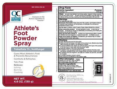 carton - Quality Choice AF Tolnaftate Powder Spray Aluminum Label 50 105QC 01